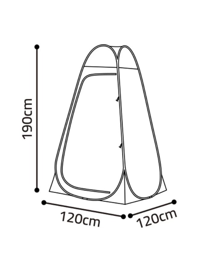 خيمة حمّام ودش متنقلة للتخييم – خفيفة وسهلة الحمل - Image 2